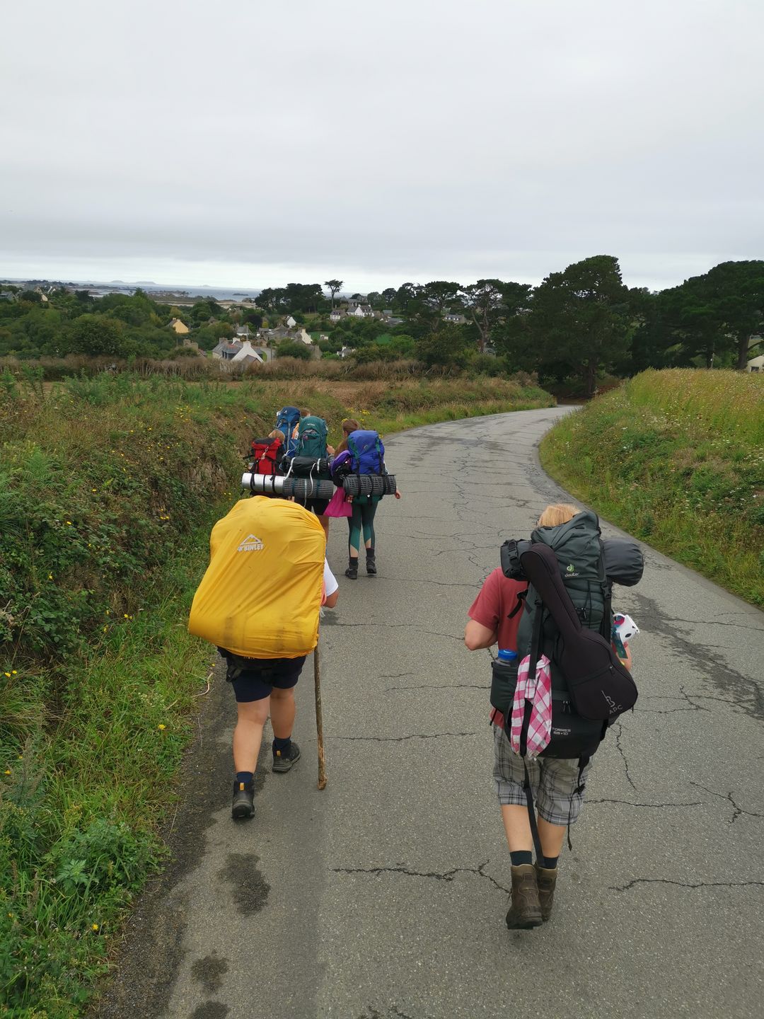 Wandernde Rucksäcke